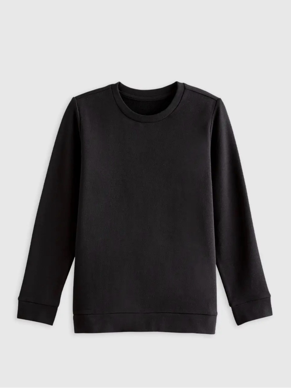 Quince Black Crewneck Sweatshirt